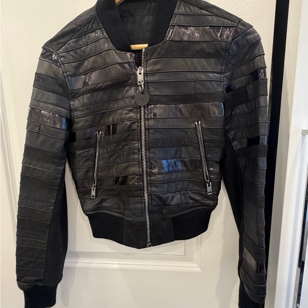 Stylish Black Leather Jacket for women/girls
